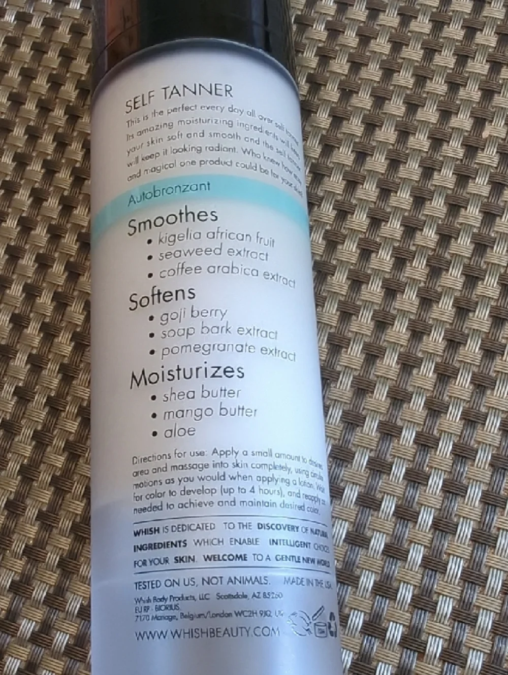 whish Self Tanner Sun Kissed Agave